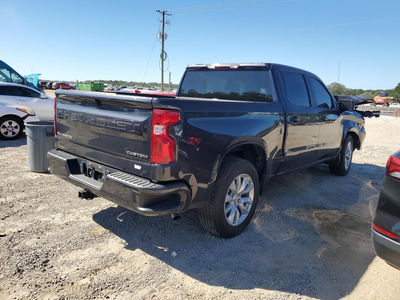 2022 CHEVROLET SILVERADO C1500 CUSTOM VIN:1GCPABEK9NZ553296