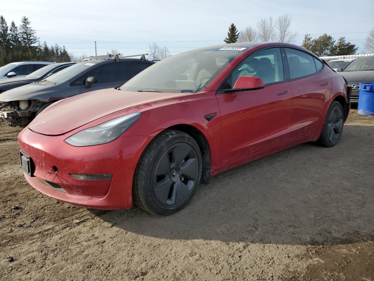 2022 TESLA MODEL 3  VIN:5YJ3E1EA8NF167107