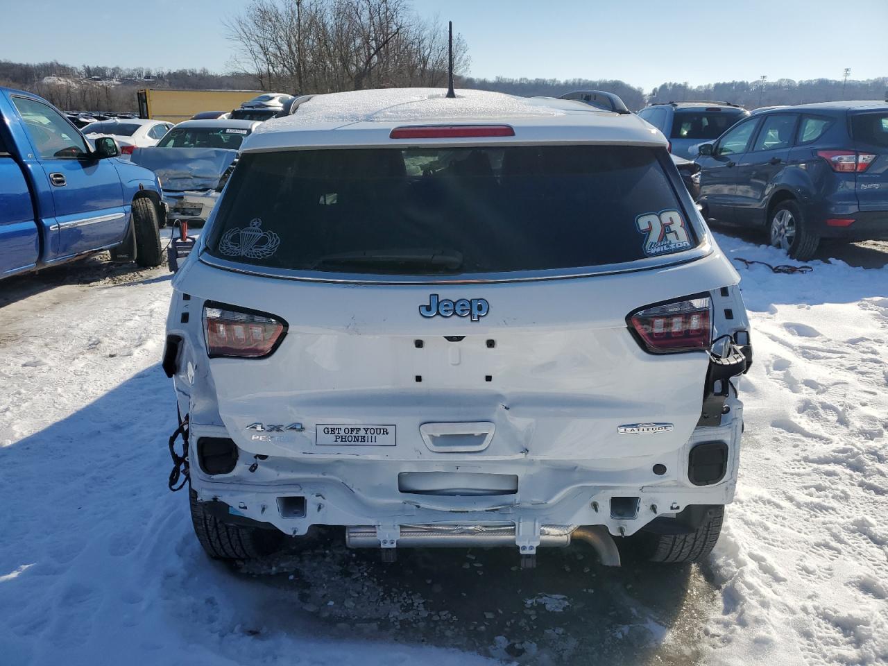 2022 JEEP COMPASS LATITUDE VIN:3C4NJDBB8NT154605