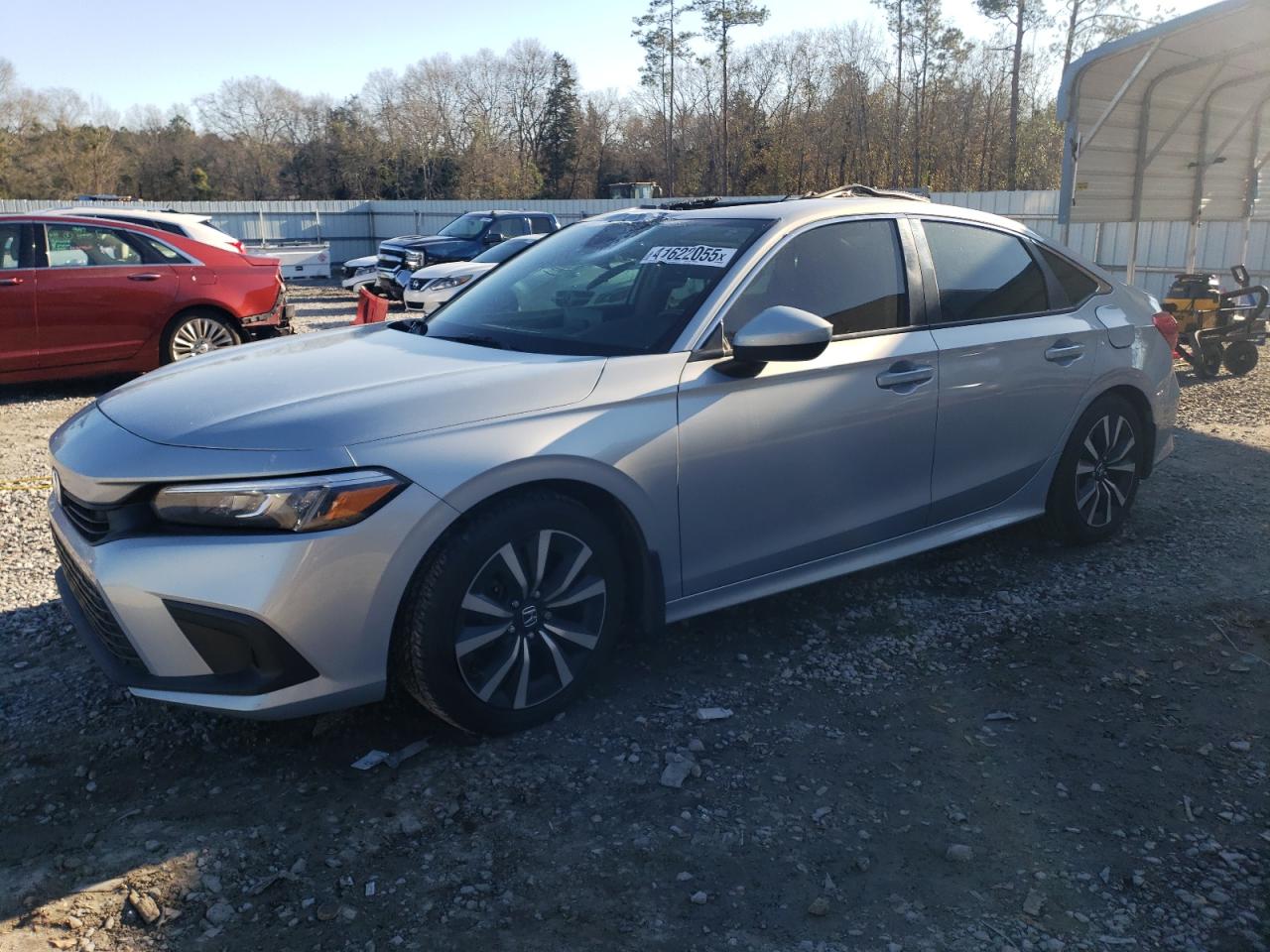 2022 HONDA CIVIC EX VIN:2HGFE1F78NH314537