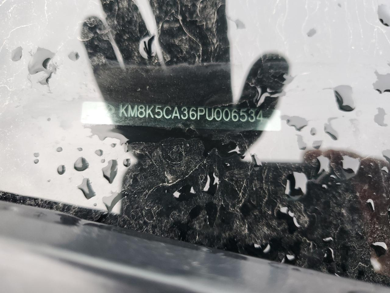 2023 HYUNDAI KONA LIMITED VIN:KM8K5CA36PU006534