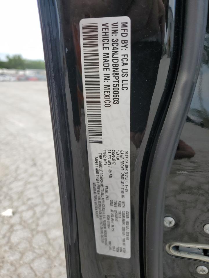 2023 JEEP COMPASS LATITUDE VIN:3C4NJDBN8PT500603