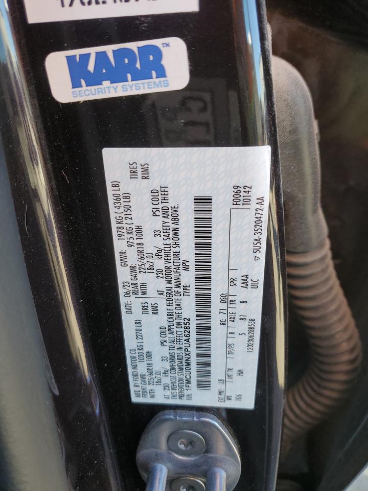 2023 FORD ESCAPE ST LINE VIN:1FMCU0MNXPUA62852