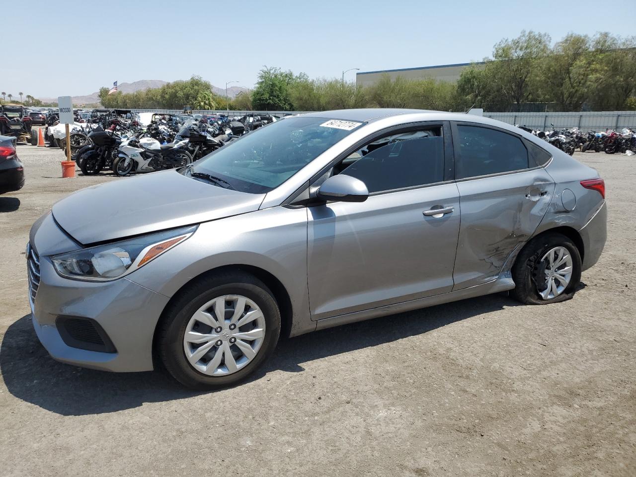 2022 HYUNDAI ACCENT SE VIN:3KPC24A64NE186108