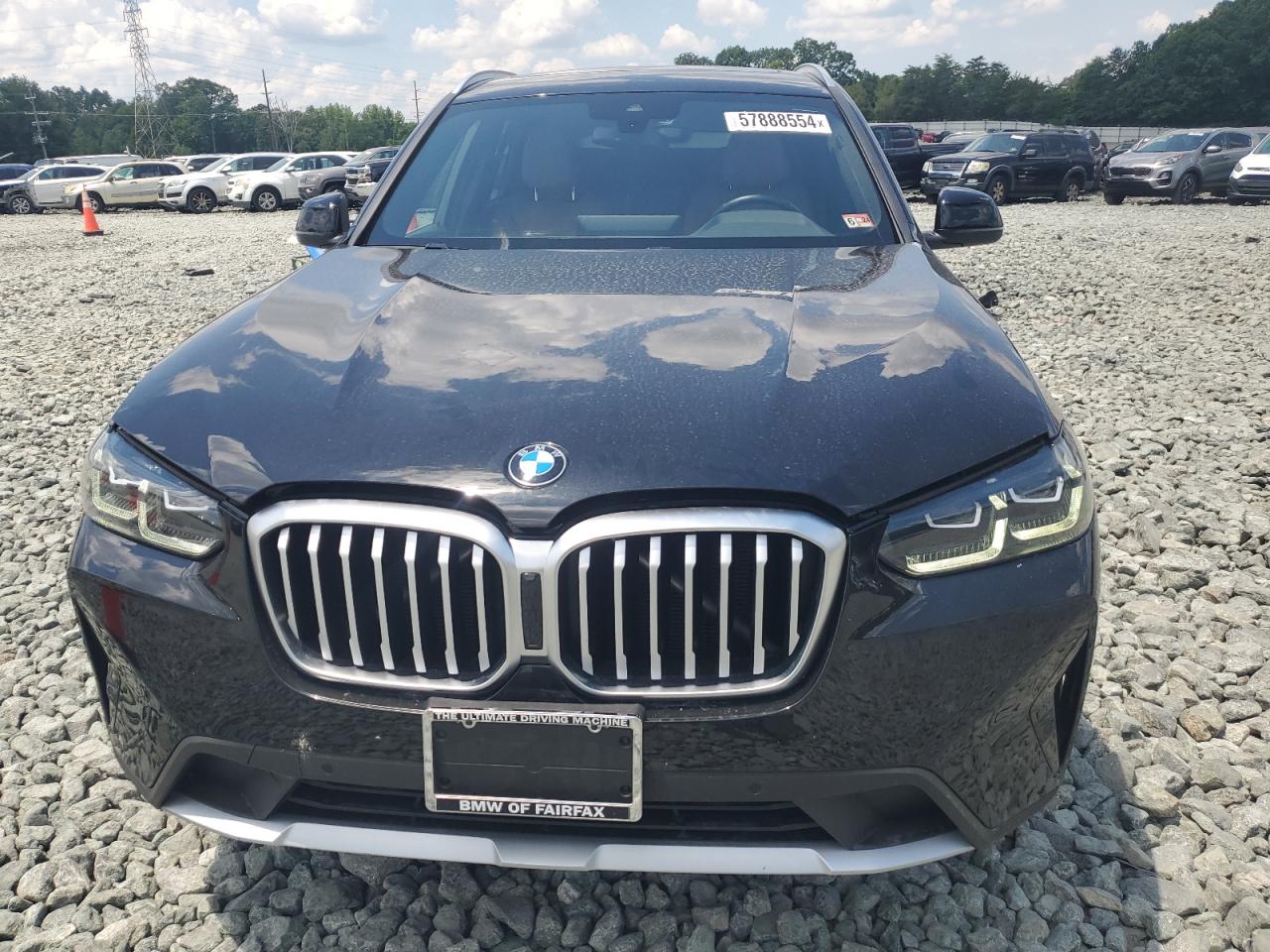 2022 BMW X3 XDRIVE30I VIN:5UX53DP01N9M04873