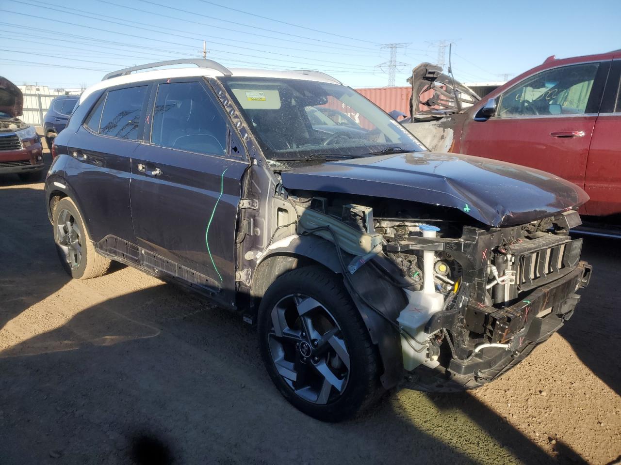 2022 HYUNDAI VENUE SEL VIN:KMHRC8A36NU181820