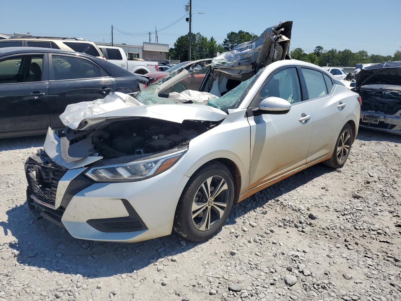 2022 NISSAN SENTRA SV VIN:3N1AB8CV9NY316114