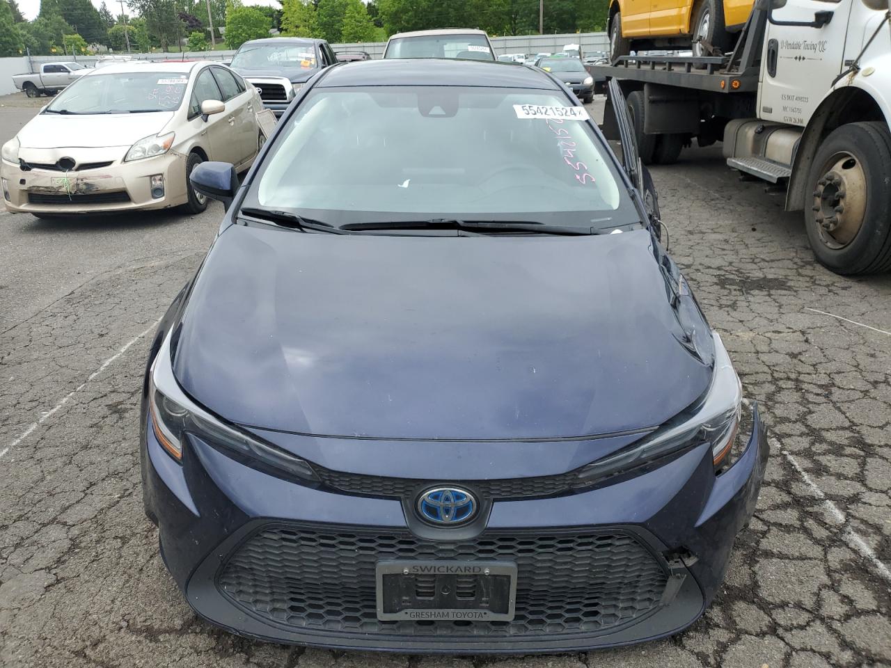 2022 TOYOTA COROLLA LE VIN:JTDEAMDE8NJ053806