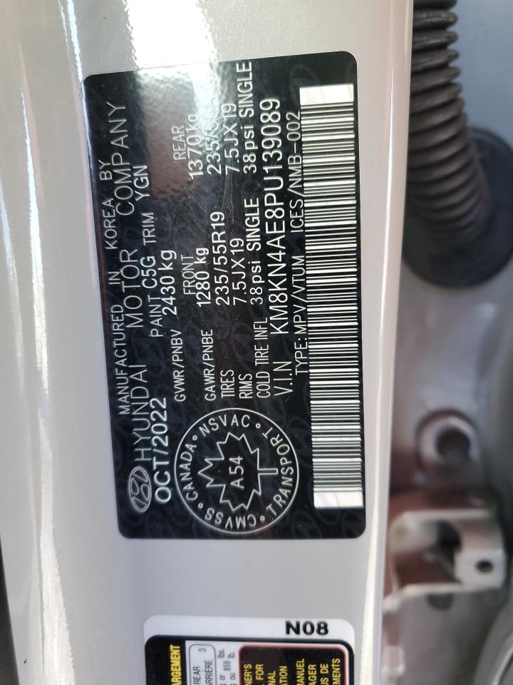 2023 HYUNDAI IONIQ 5 SEL VIN:KM8KN4AE8PU139089
