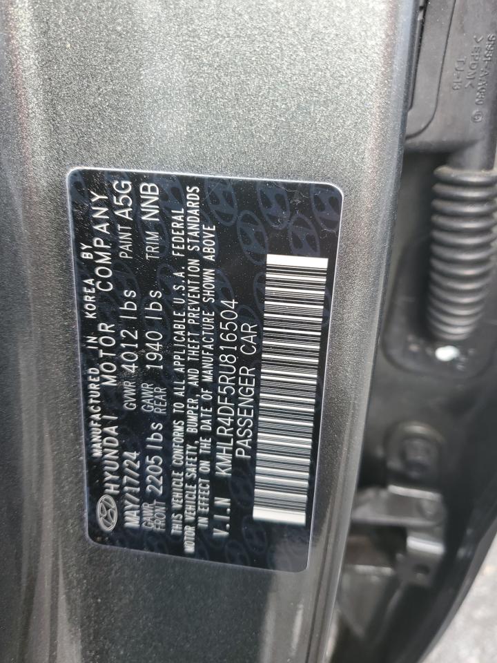 2024 HYUNDAI ELANTRA N LINE VIN:KMHLR4DF5RU816504
