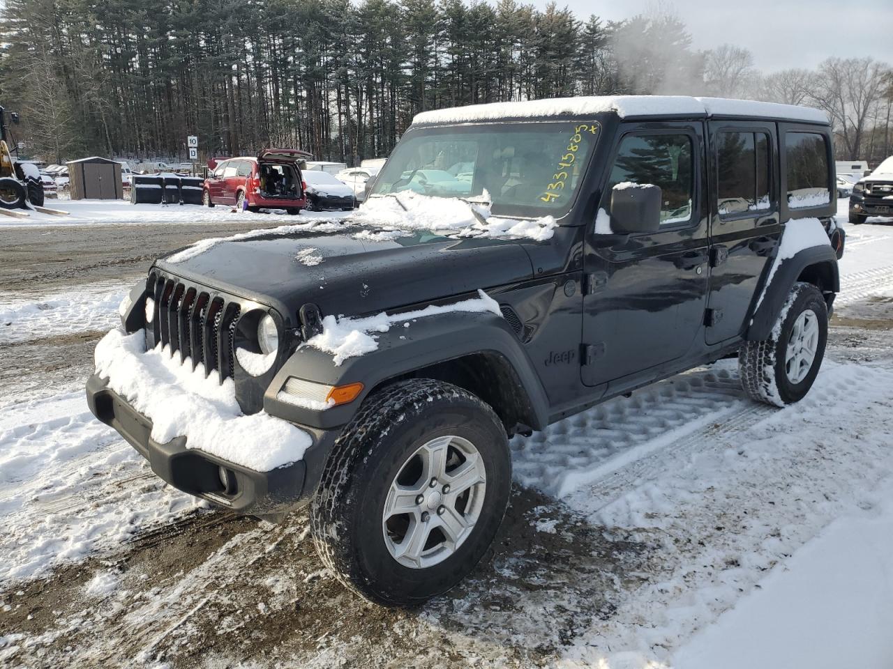 2022 JEEP WRANGLER UNLIMITED SPORT VIN:1C4HJXDN0NW207099