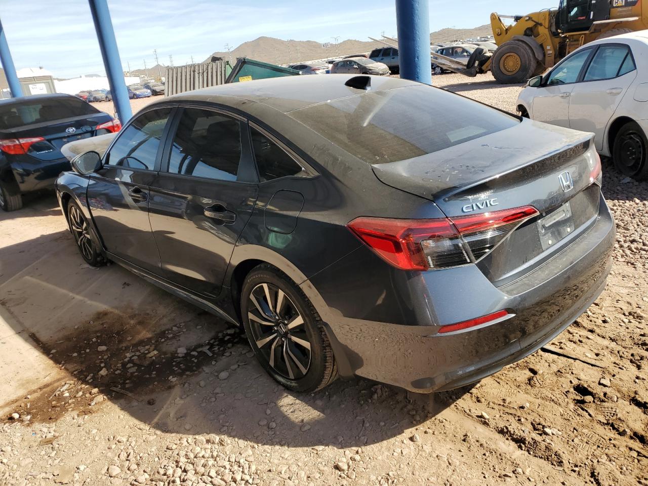 2022 HONDA CIVIC EX VIN:JHMFE1F75NX009649