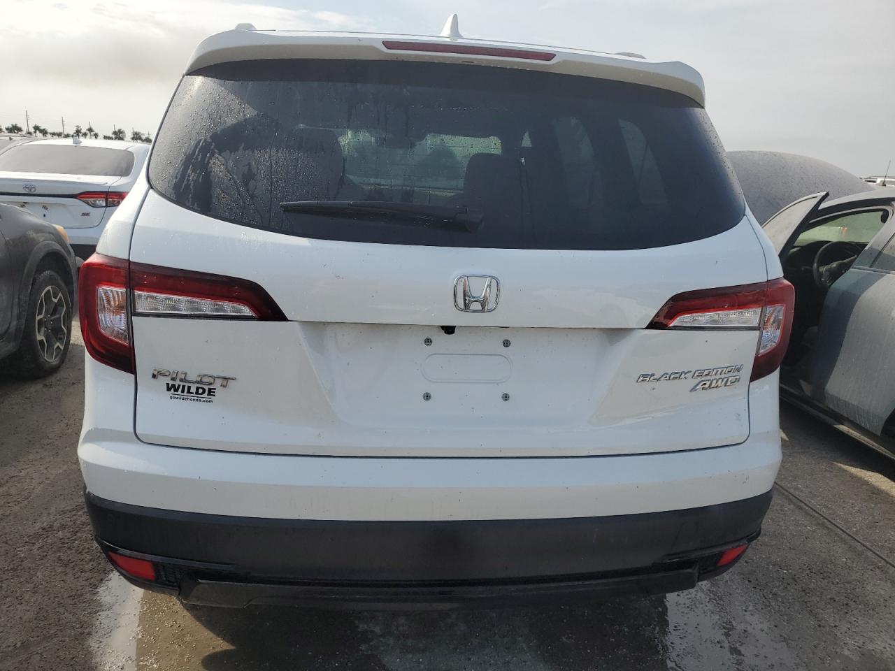 2022 HONDA PILOT BLACK VIN:5FNYF6H79NB031004