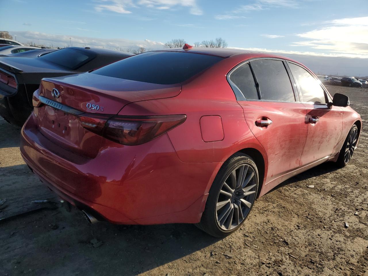 2022 INFINITI Q50 RED SPORT 400 VIN:JN1FV7DRXNM390377