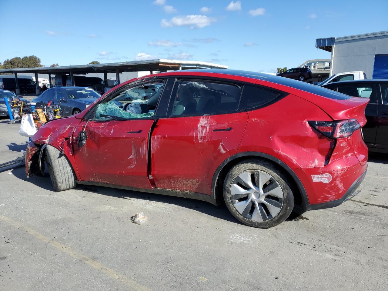 2023 TESLA MODEL Y  VIN:7SAYGDEE9PF832221