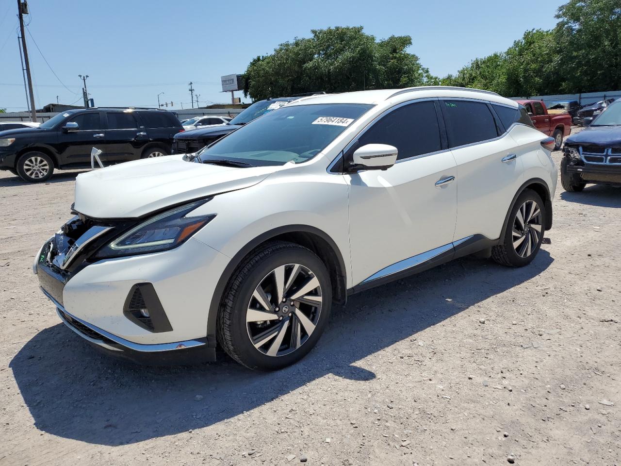 2022 NISSAN MURANO SL VIN:5N1AZ2CJ8NC125890