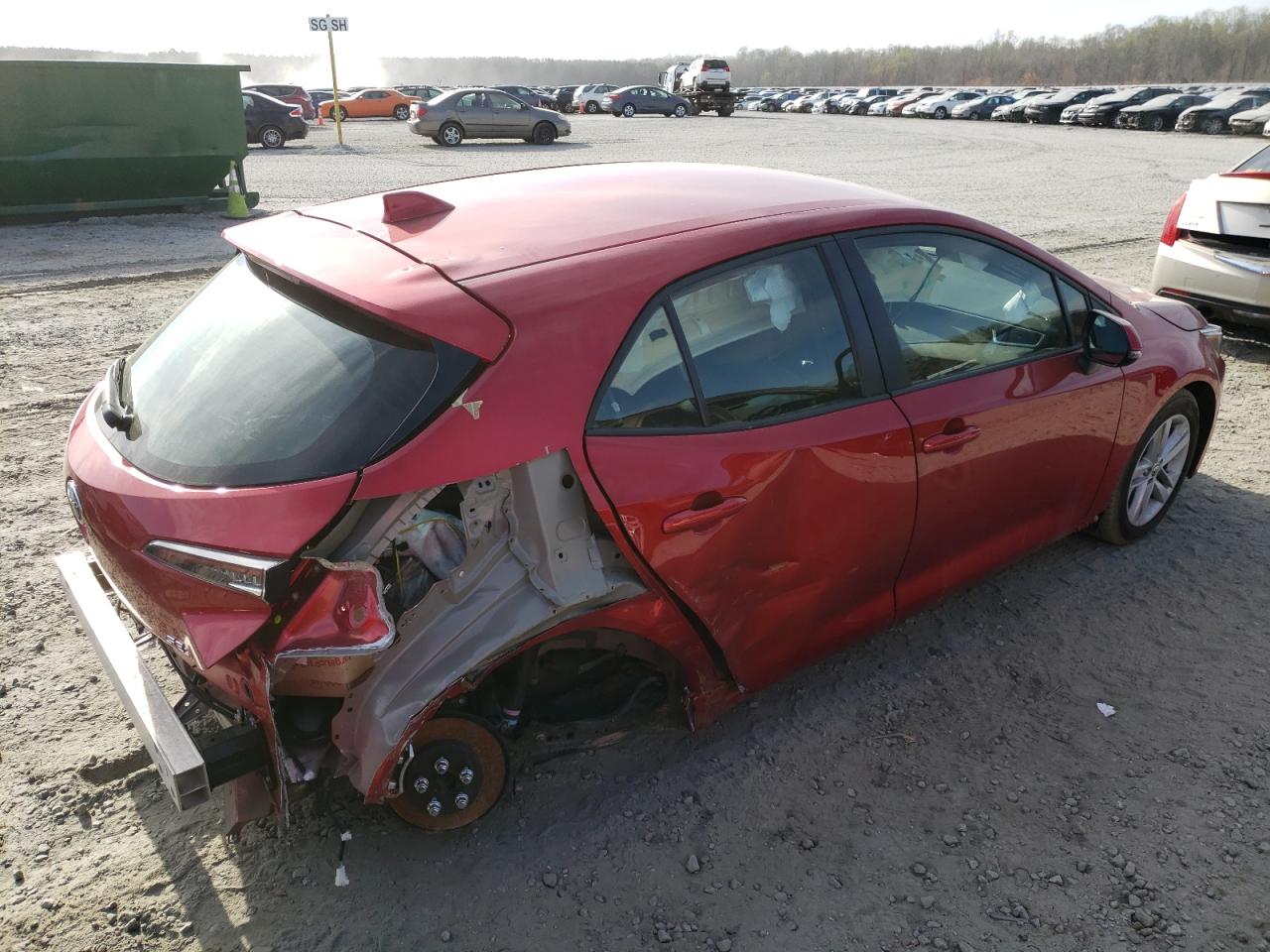 2022 TOYOTA COROLLA SE VIN:JTNB4MBE2N3160704