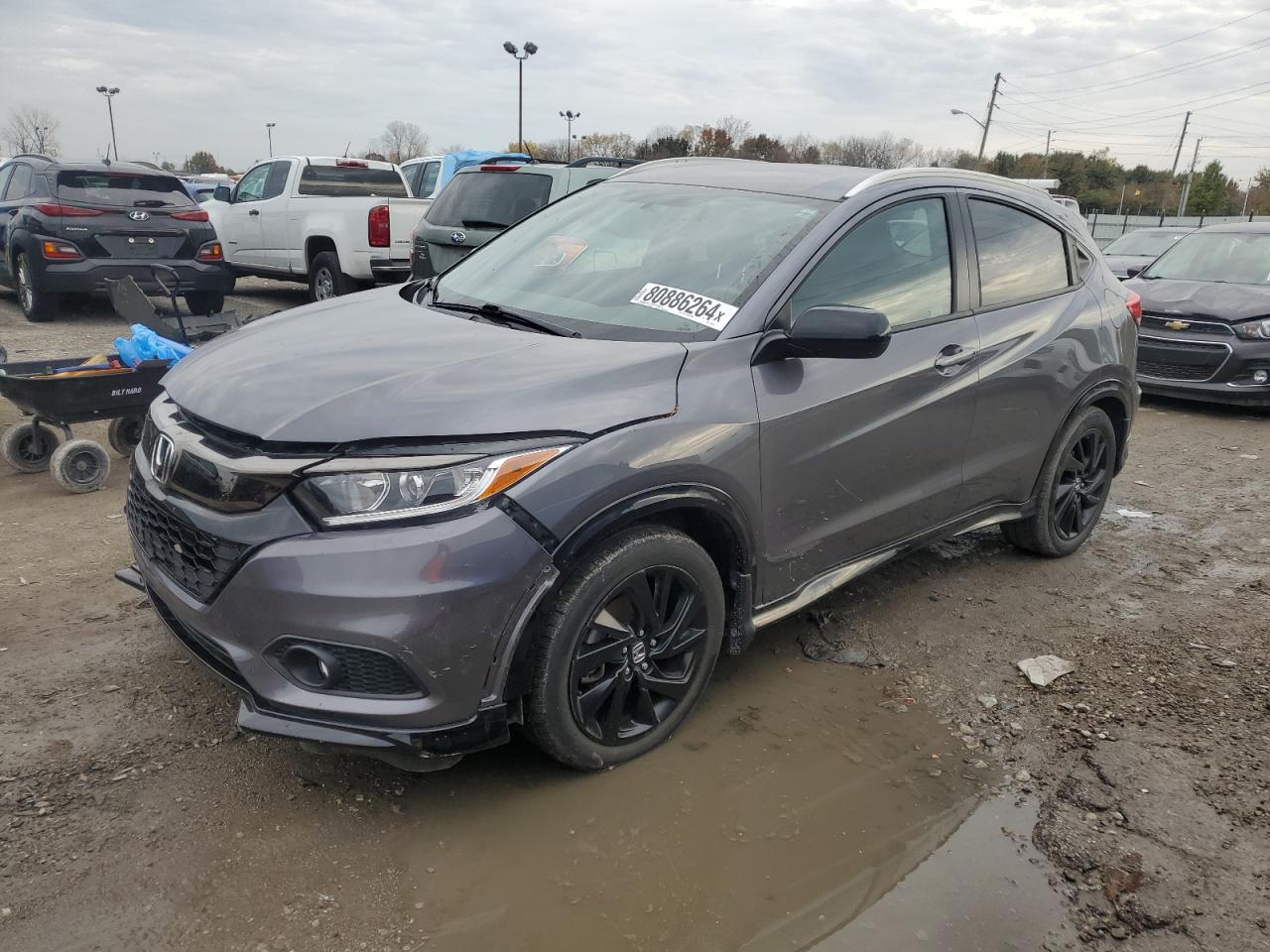 2022 HONDA HR-V SPORT VIN:3CZRU6H16NM744261