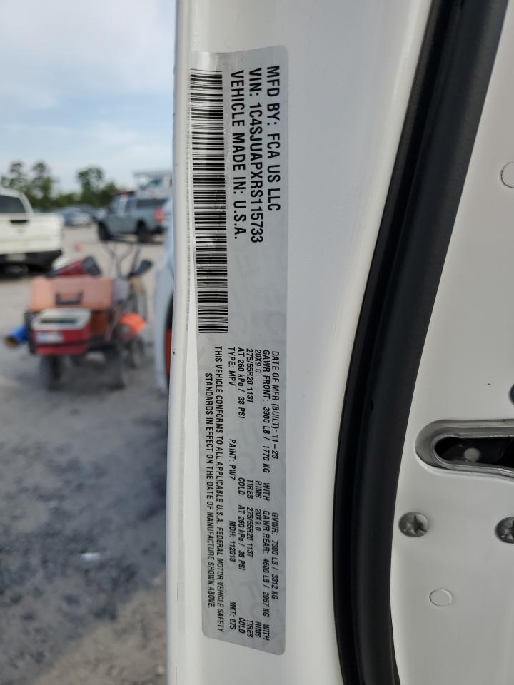 2024 JEEP WAGONEER SERIES I VIN:1C4SJUAPXRS115733