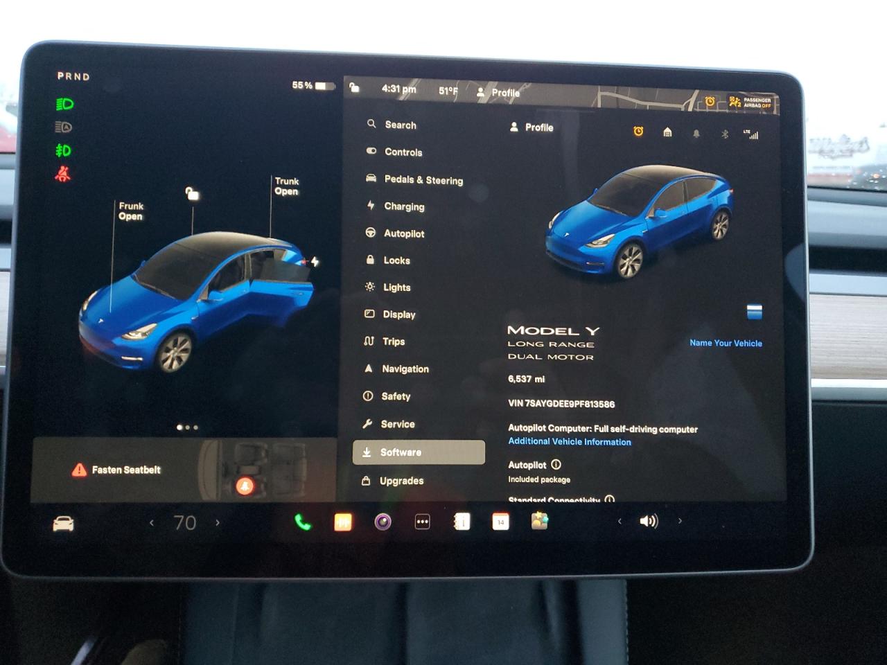 2023 TESLA MODEL Y  VIN:7SAYGDEE9PF813586