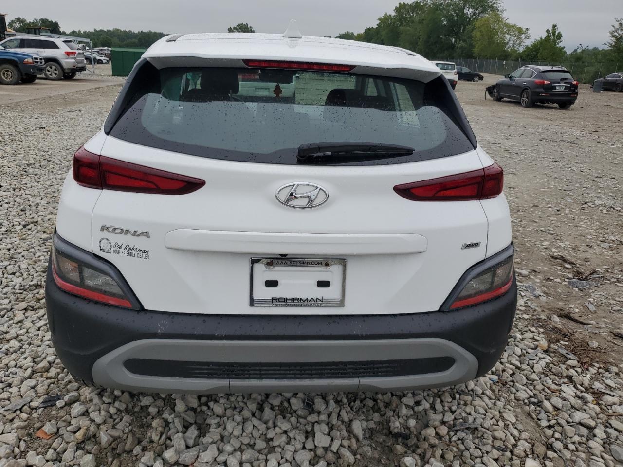 2022 HYUNDAI KONA SEL VIN:KM8K2CAB9NU816916