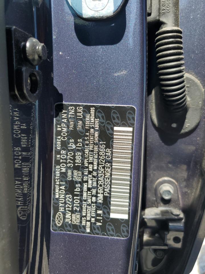 2023 HYUNDAI VENUE SEL VIN:KMHRC8A35PU268661