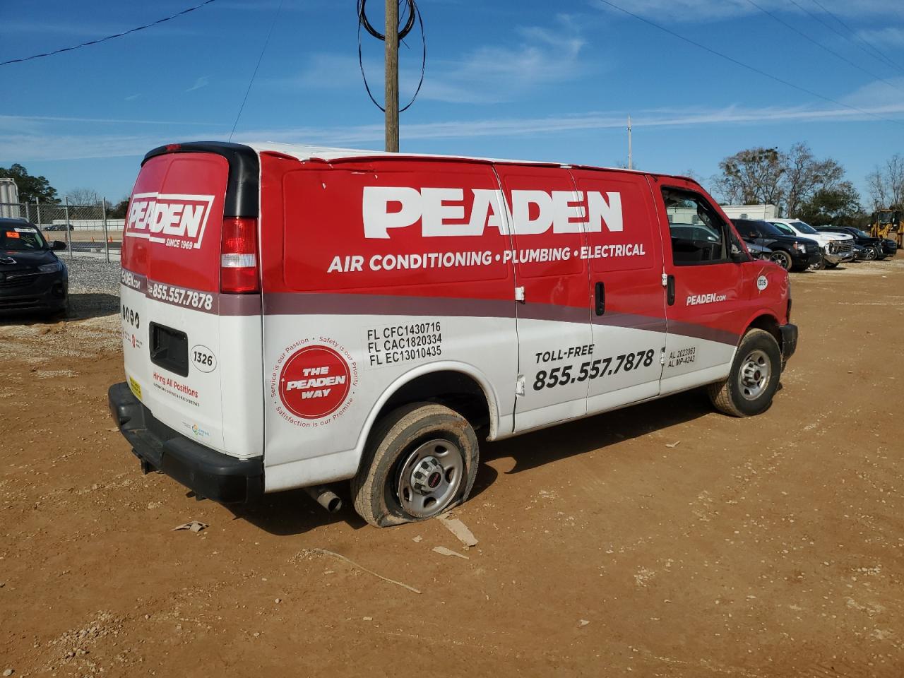 2023 GMC SAVANA G2500 VIN:1GTW7AFP1P1101326