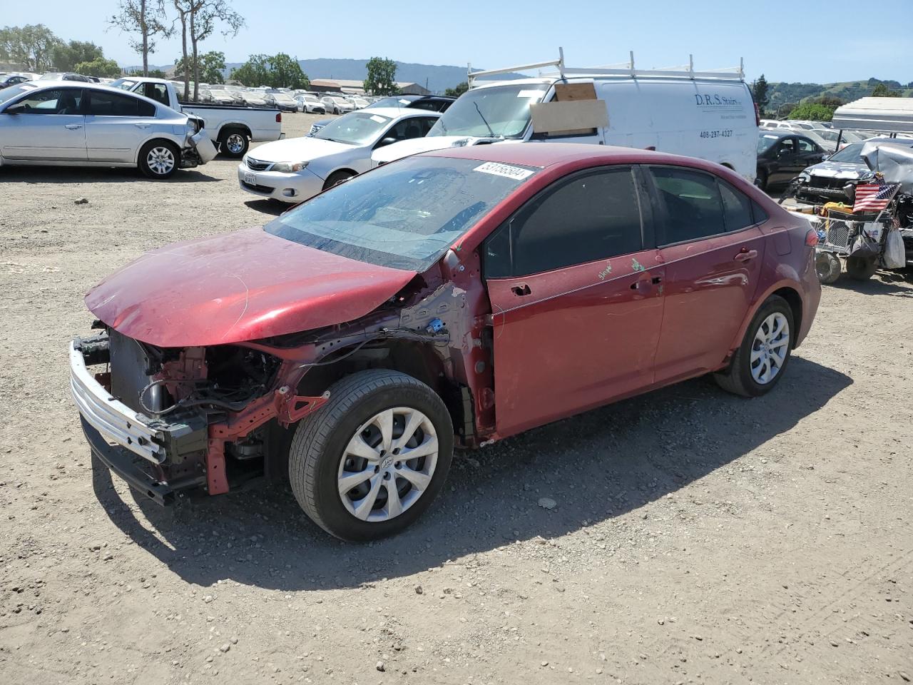 2022 TOYOTA COROLLA LE VIN:JTDEPMAE0NJ194260