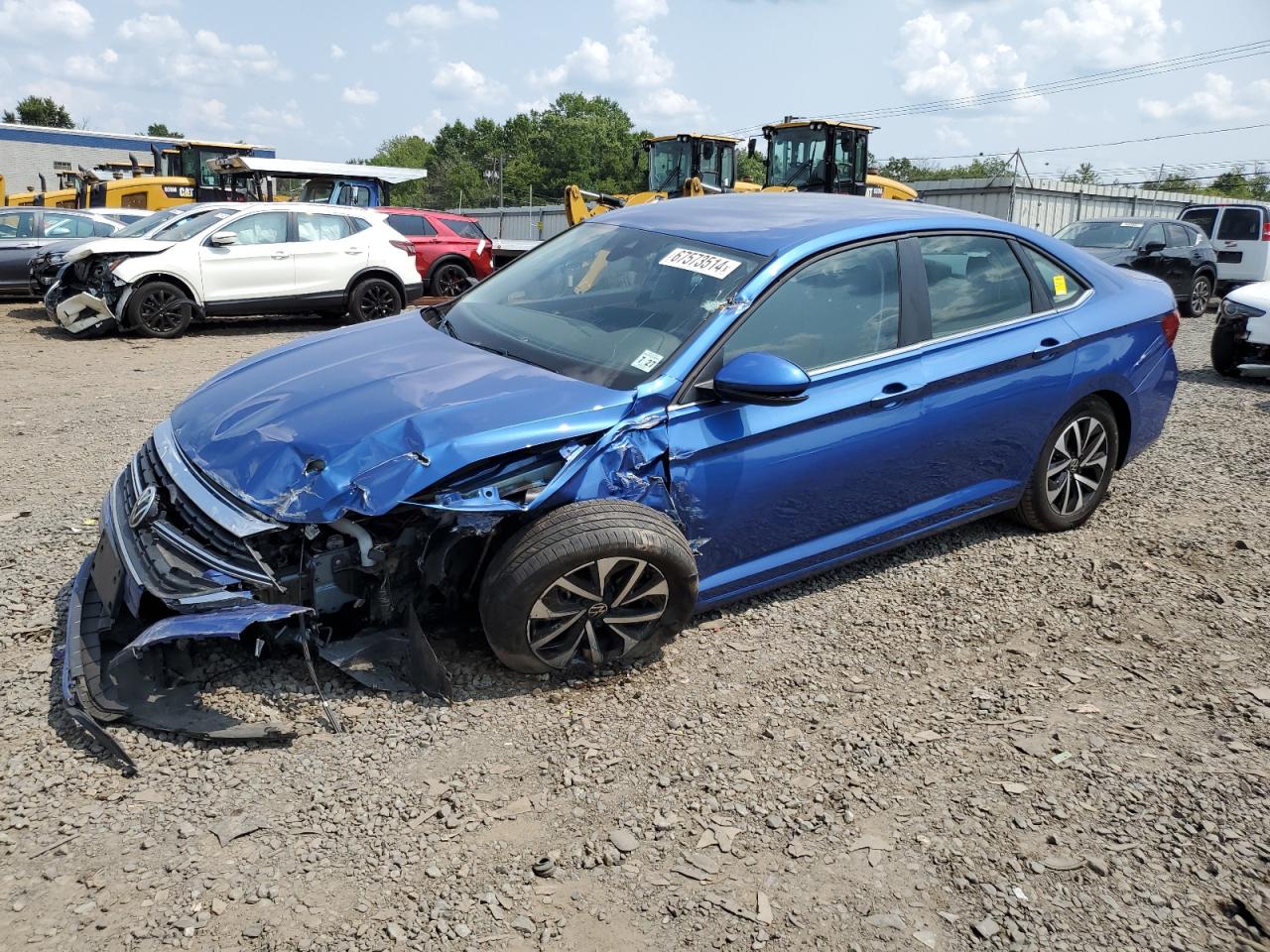 2022 VOLKSWAGEN JETTA S VIN:3VWCM7BU2NM020634