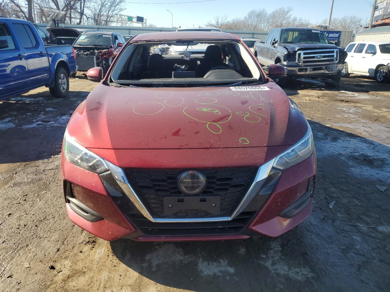 2022 NISSAN SENTRA SV VIN:3N1AB8CV6NY301103