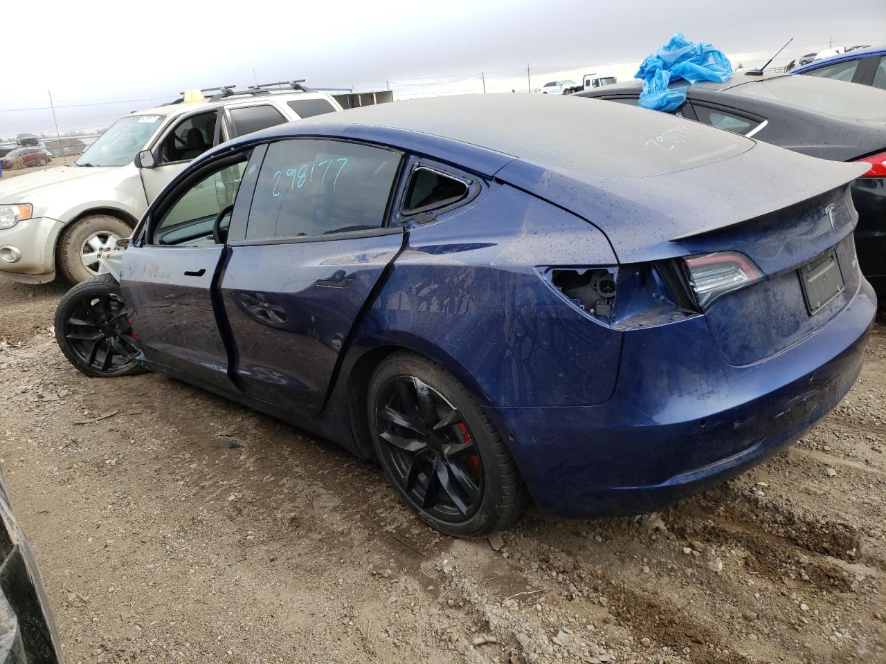 2022 TESLA MODEL 3  VIN:5YJ3E1EC2NF298177