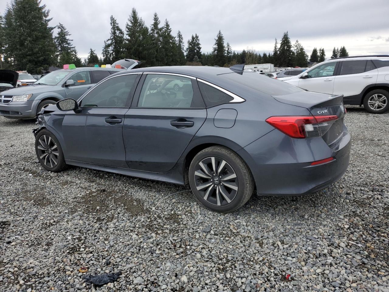 2022 HONDA CIVIC EX VIN:JHMFE1F71NX008837