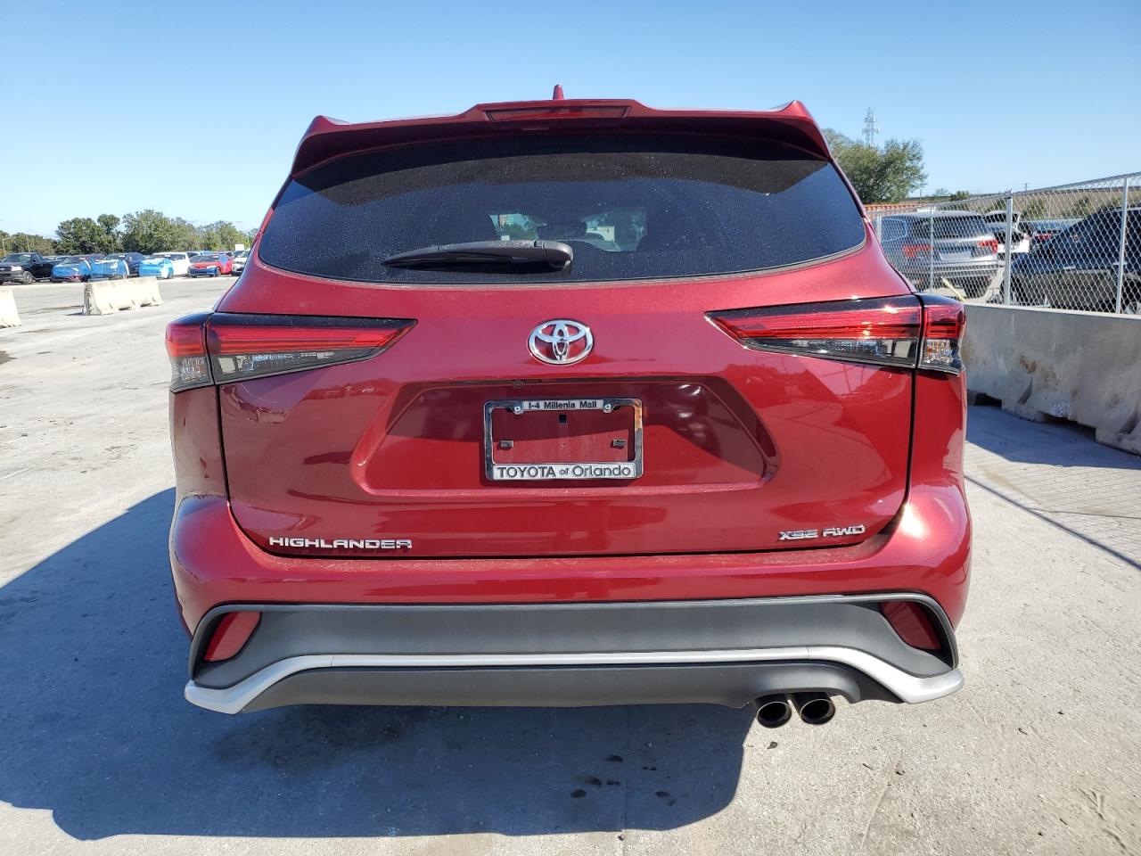 2022 TOYOTA HIGHLANDER XSE VIN:5TDLZRBH8NS199913