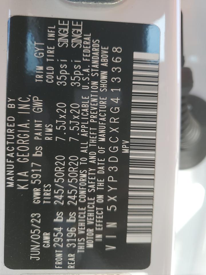 2024 KIA TELLURIDE EX VIN:5XYP3DGCXRG413368