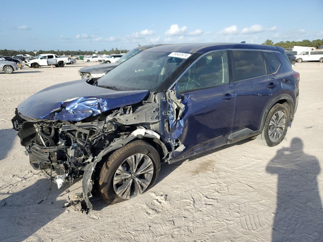 2022 NISSAN ROGUE SV VIN:5N1BT3BA2NC698832