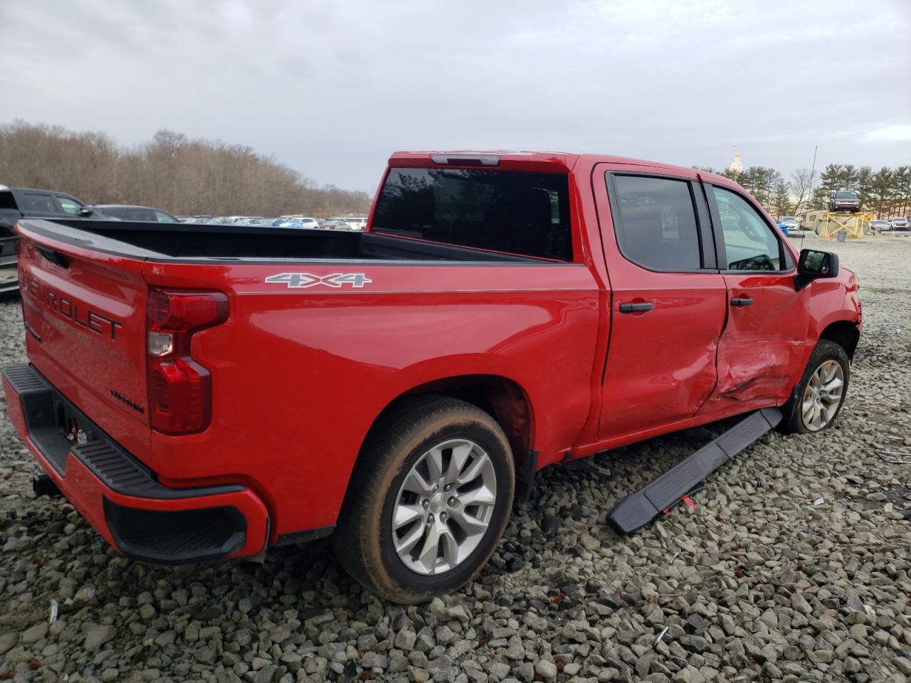 2022 CHEVROLET SILVERADO K1500 CUSTOM VIN:1GCPDBEK7NZ551425