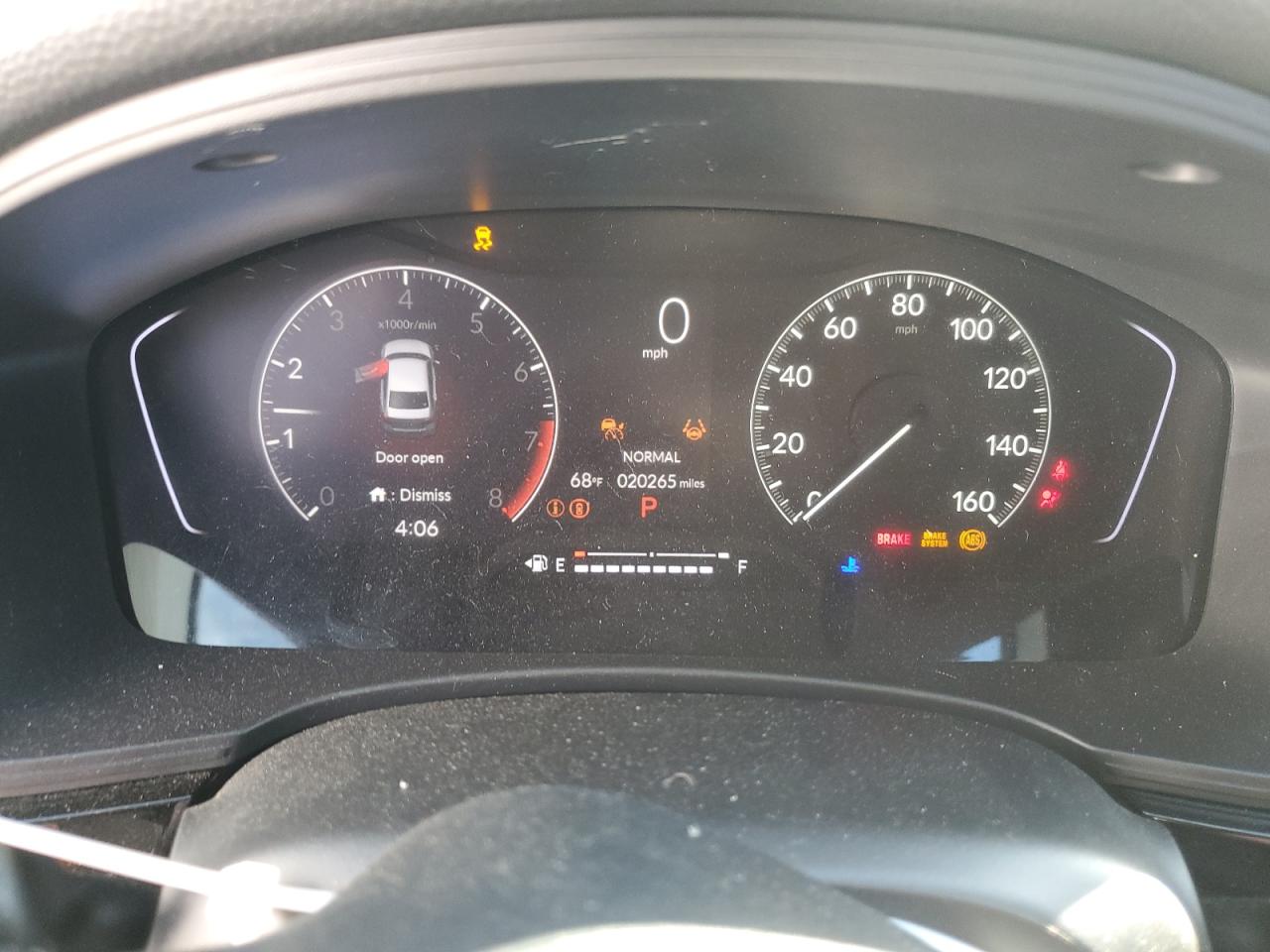 2022 HONDA CIVIC SPORT VIN:2HGFE2F51NH593270