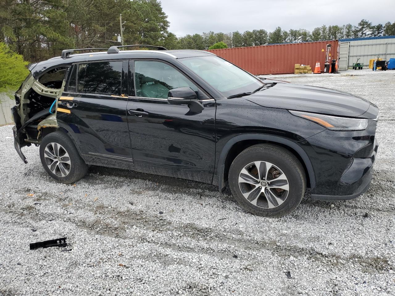 2022 TOYOTA HIGHLANDER HYBRID XLE VIN:5TDGBRCH7NS554106