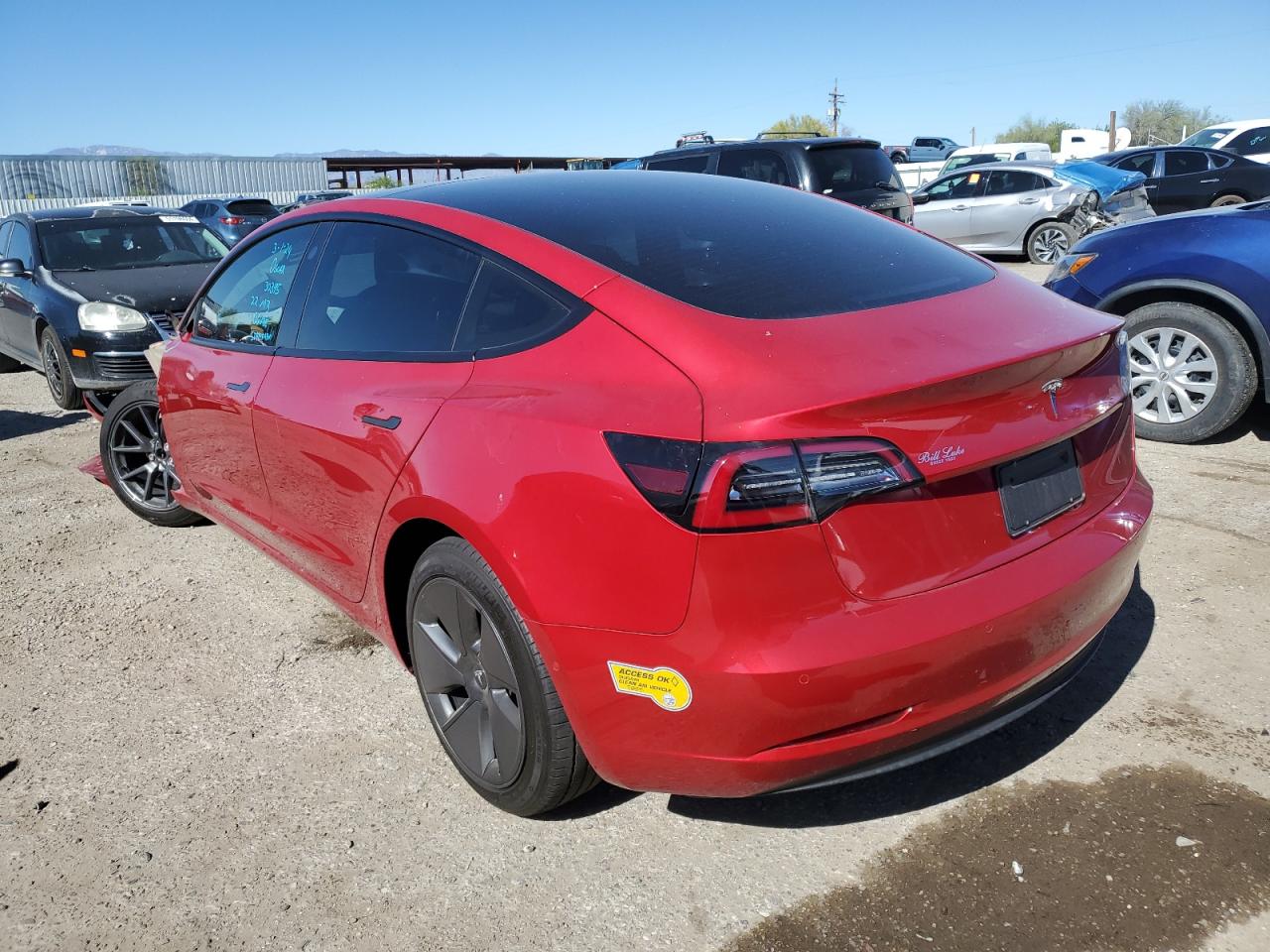 2022 TESLA MODEL 3  VIN:5YJ3E1EAXNF374436