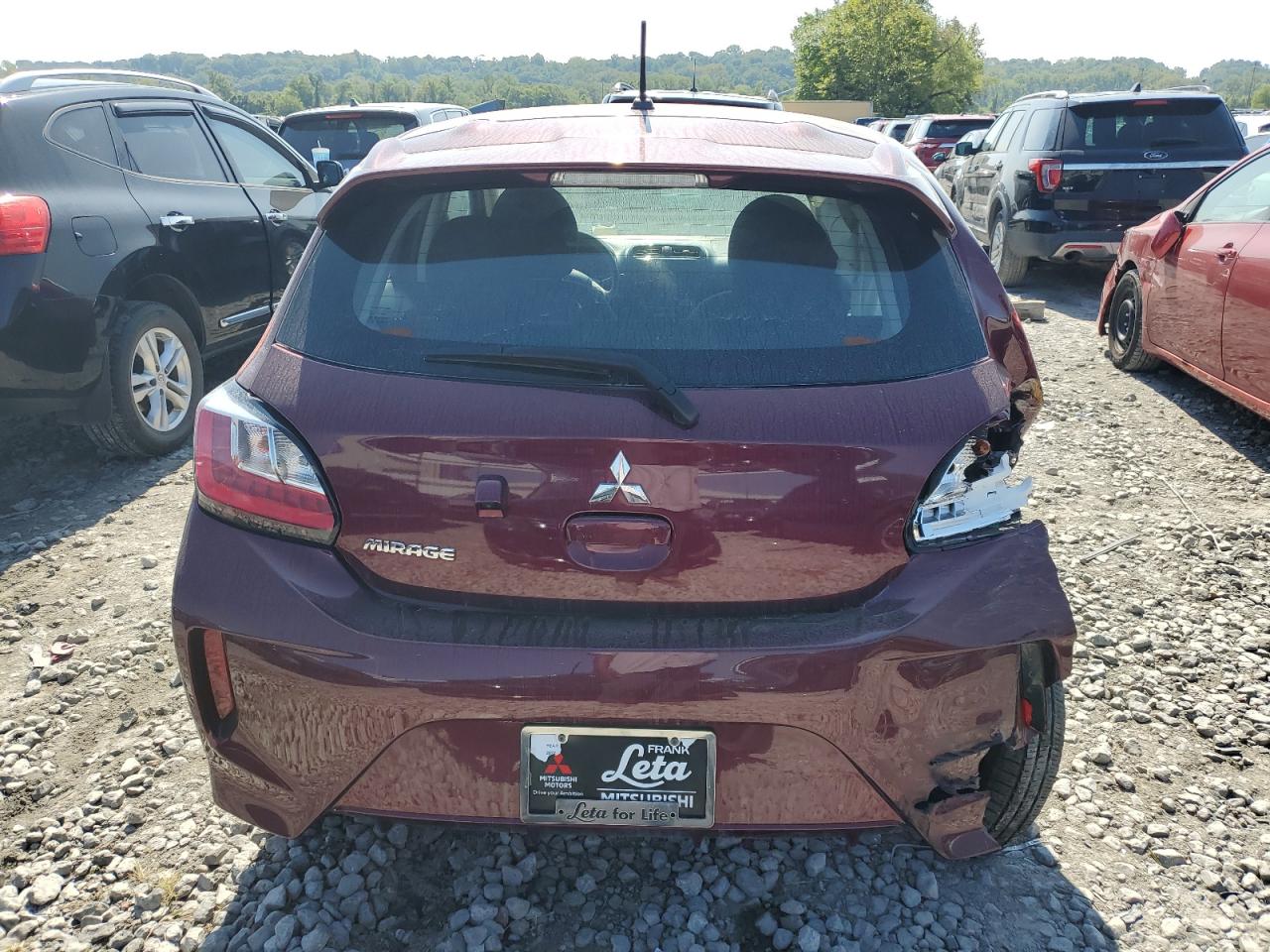 2022 MITSUBISHI MIRAGE ES VIN:ML32AUHJ2NH009305
