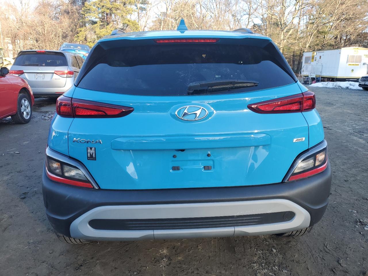 2022 HYUNDAI KONA SEL VIN:KM8K6CAB8NU831847