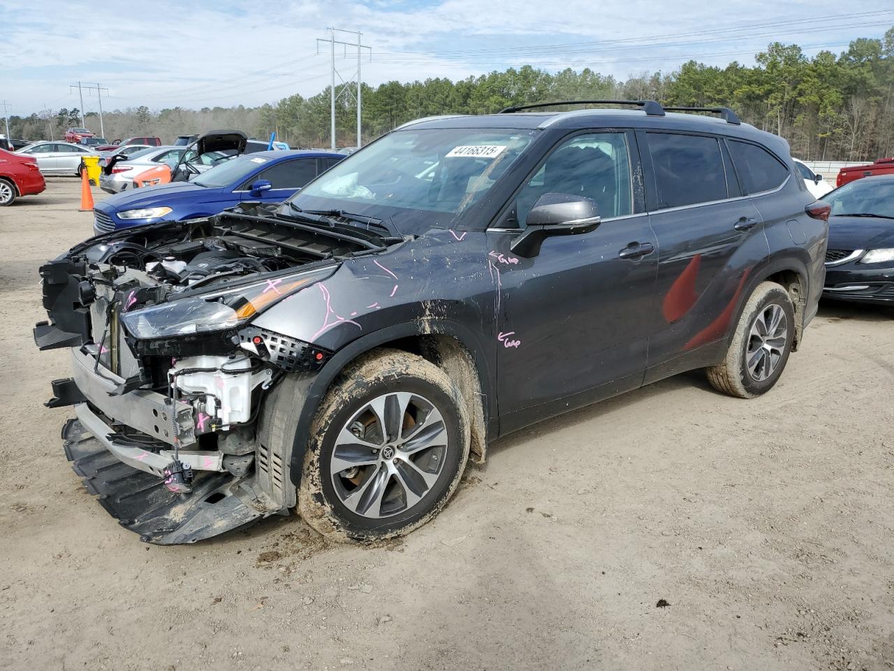 2024 TOYOTA HIGHLANDER LE VIN:5TDKDRAH1RS052642