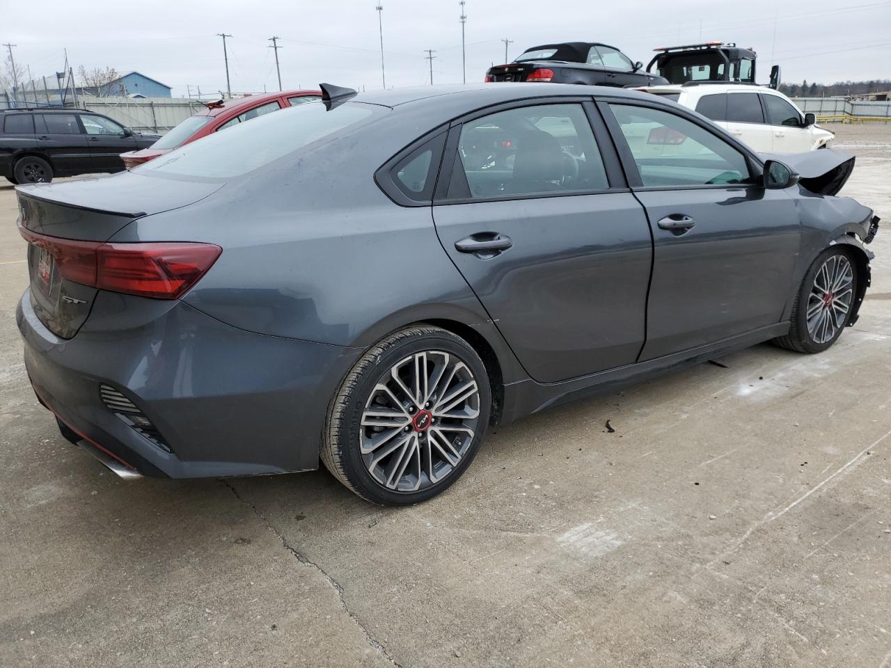 2022 KIA FORTE GT VIN:3KPF44AC8NE464022