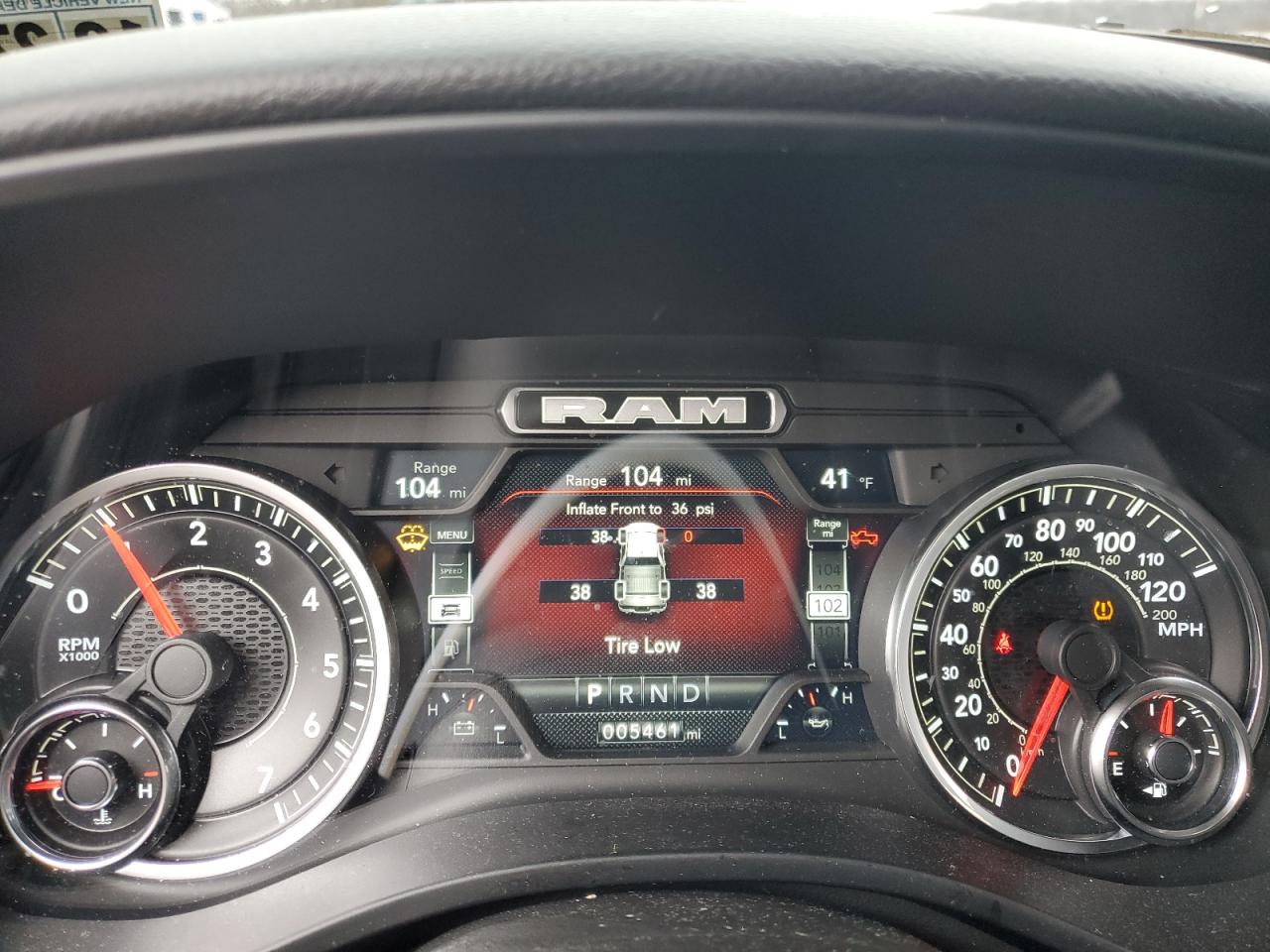2022 RAM 1500 BIG HORN/LONE STAR VIN:1C6SRFMT6NN223604