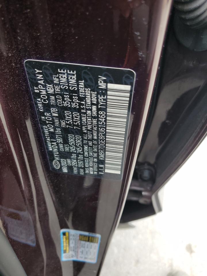 2023 HYUNDAI PALISADE CALLIGRAPHY VIN:KM8R7DGE8PU615468