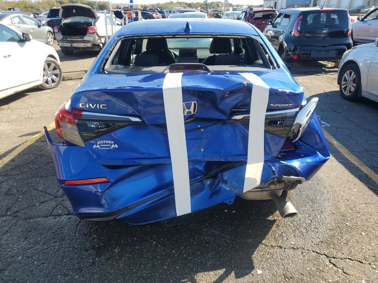 2022 HONDA CIVIC SPORT VIN:2HGFE2F52NH552114