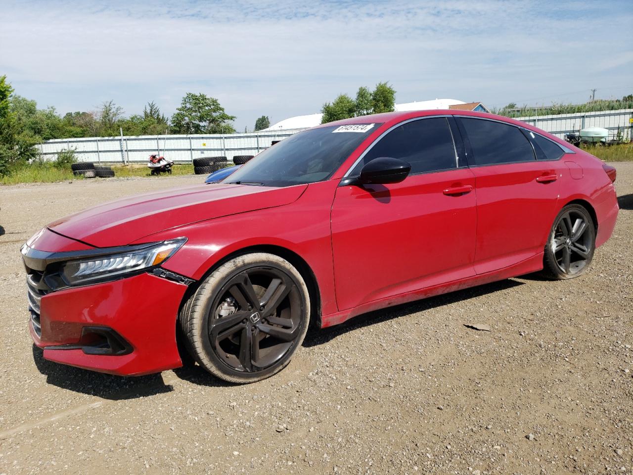 2022 HONDA ACCORD SPORT VIN:1HGCV1F3XNA038408