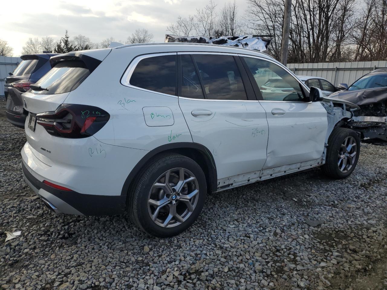 2022 BMW X3 XDRIVE30I VIN:5UX53DP00N9J71987