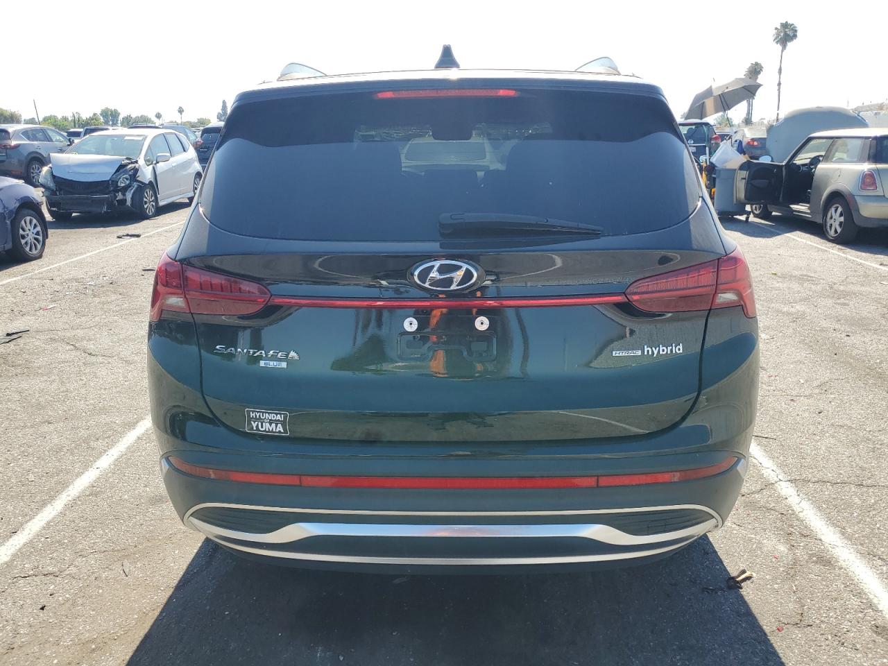2022 HYUNDAI SANTA FE BLUE VIN:KM8S2DA10NU037501