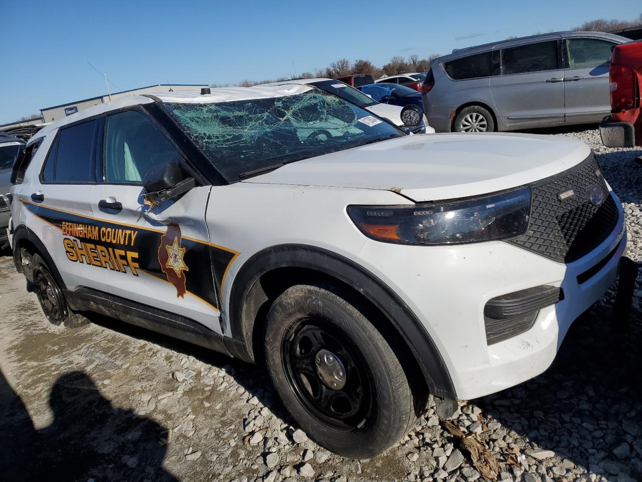 2022 FORD EXPLORER POLICE INTERCEPTOR VIN:1FM5K8AB8NGC26375